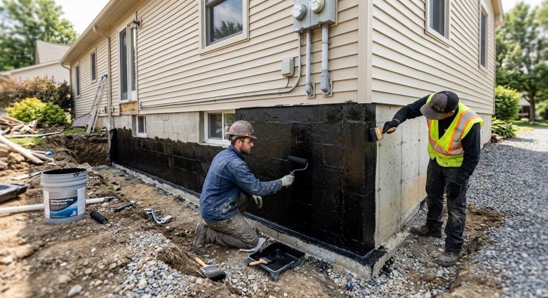 Foundation Waterproofing in Fredericksburg, VA